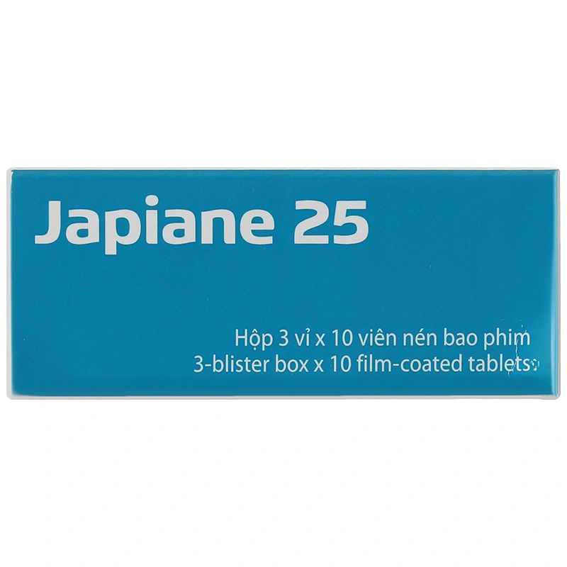Japiane 25 điều trị đái tháo đường tuýp 2 (3 vỉ x 10 viên) - 5